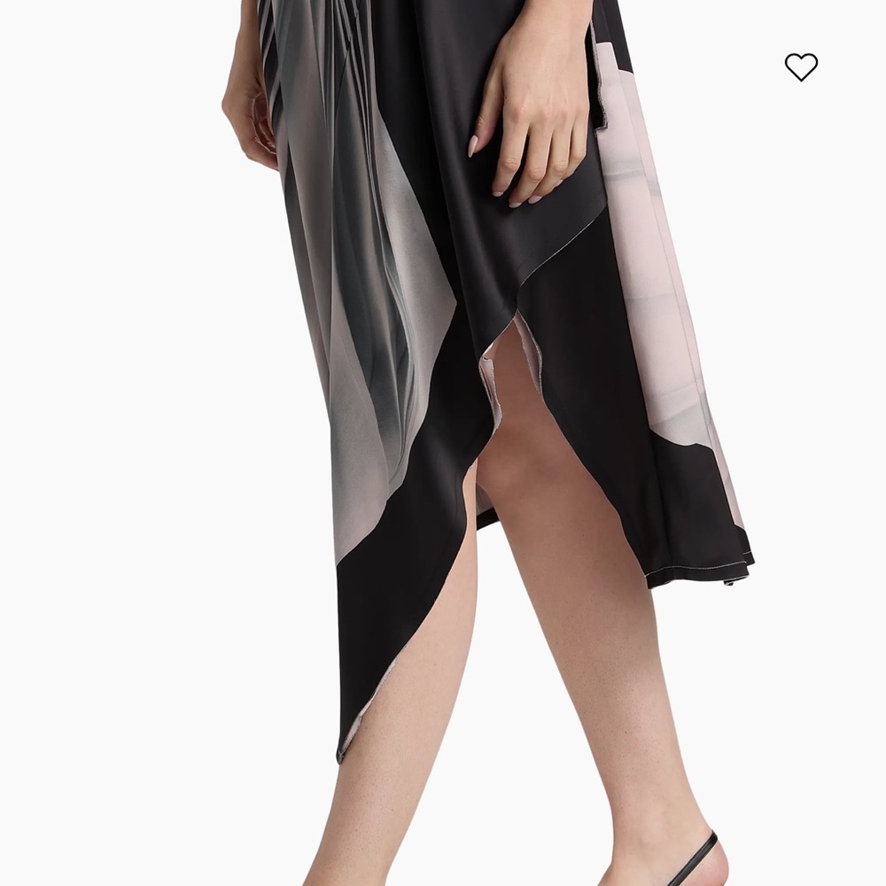 Elegant Jason Wu  Draped Midi Dress size 8 - Picture 9 of 10